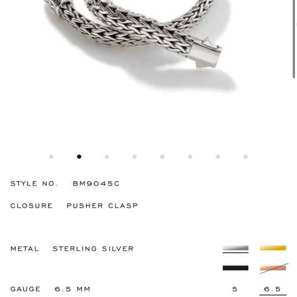 John Hardy sterling silver Bracelet - Picture 4 of 6